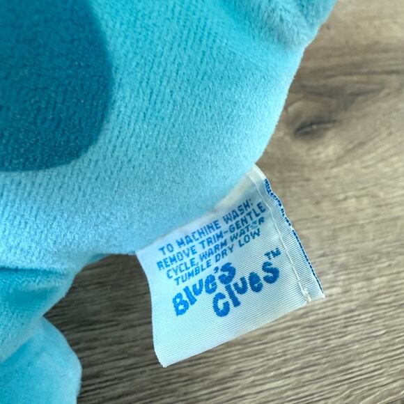 Blue's Clues Plush Dog Viacom Nickelodeon Blue Tongue Out 12" Paw Print EUC - Picture 3 of 8